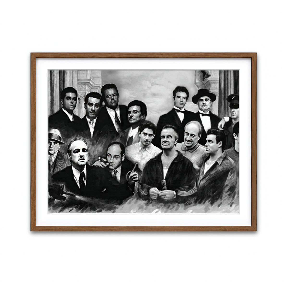 Framed Print 4x3 Walnut