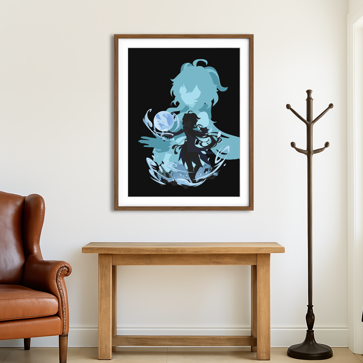 AUTO-MOCKUP ROOM | Ganyu Wall Art