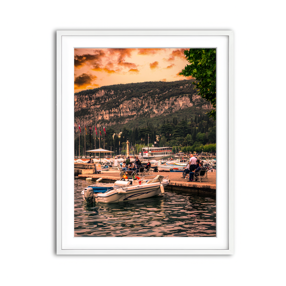 Framed Print 3x4 White