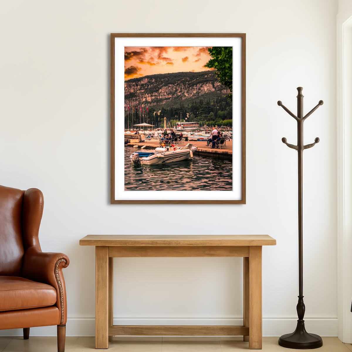 AUTO-MOCKUP ROOM | Garda at Sunset Wall Art