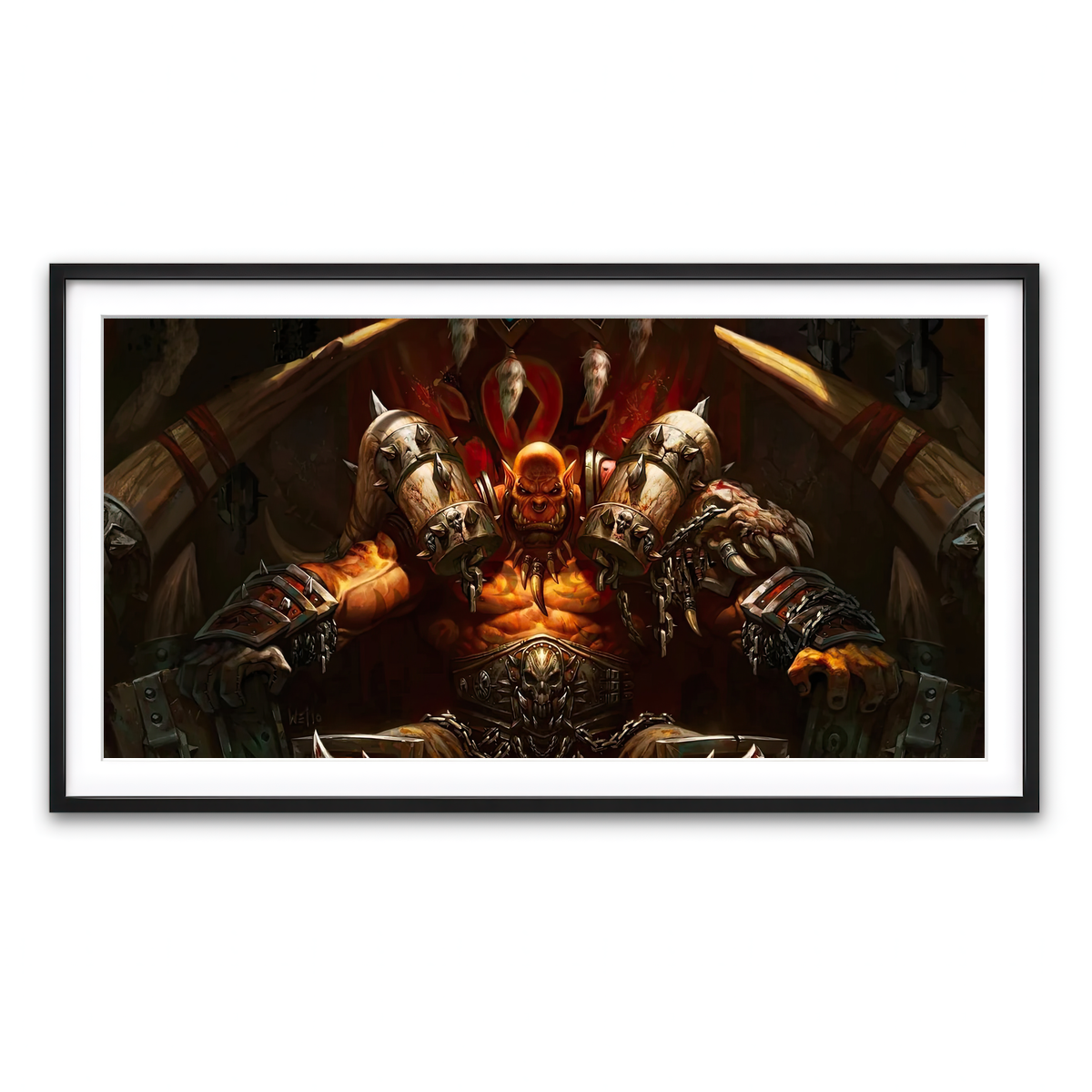 Framed Print 2x1 Black