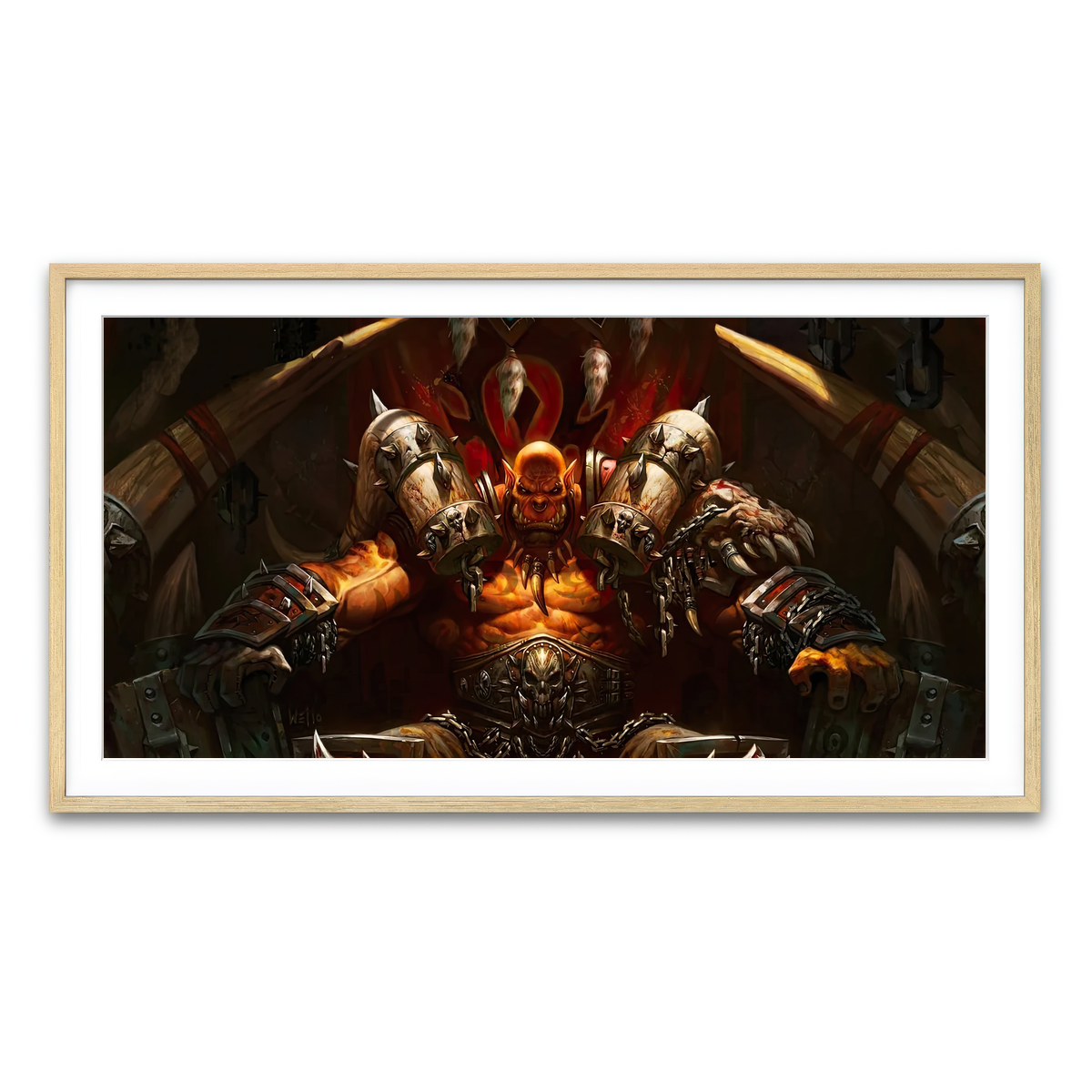 Framed Print 2x1 Natural