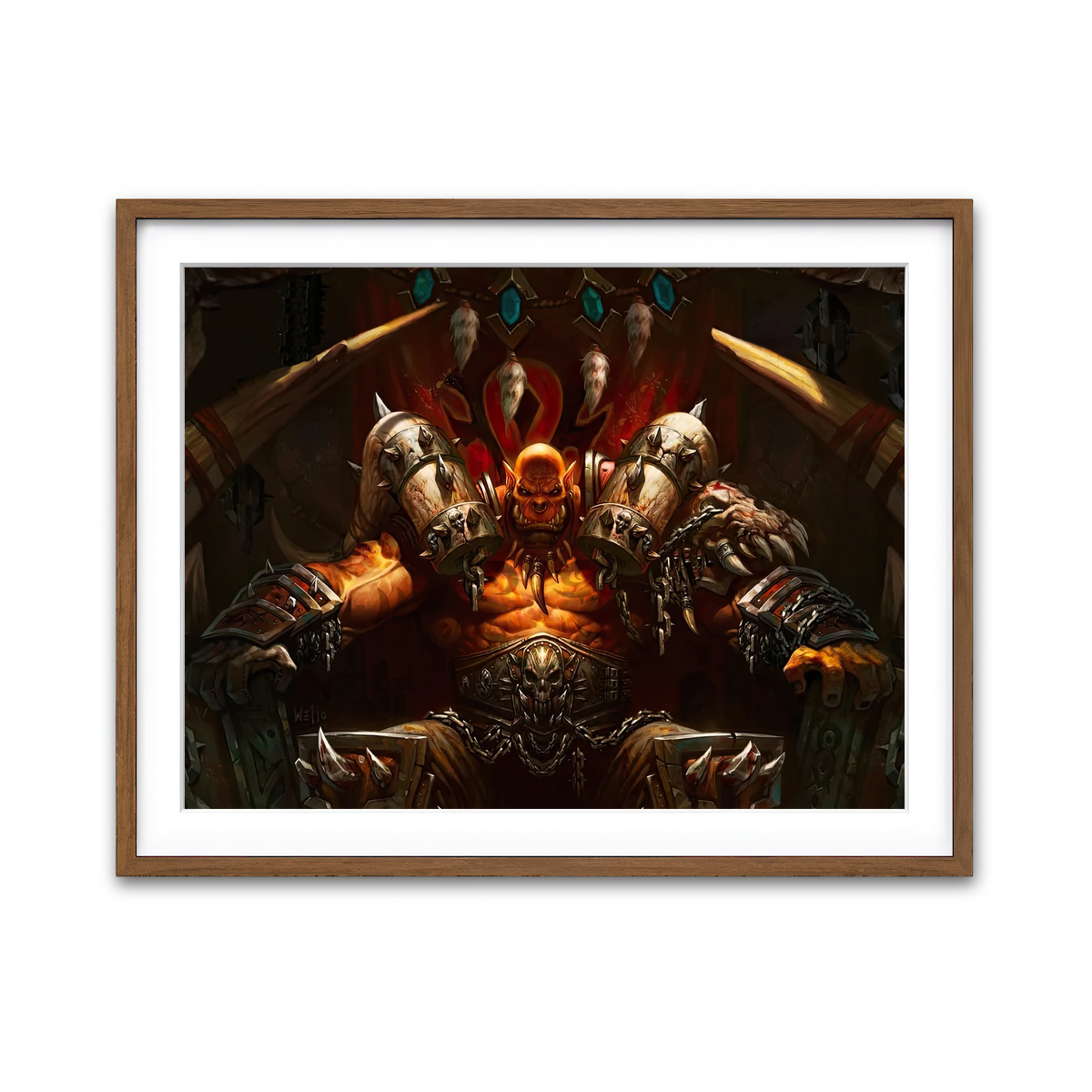 Framed Print 4x3 Walnut