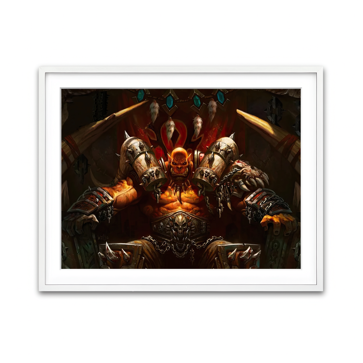 Framed Print 4x3 White