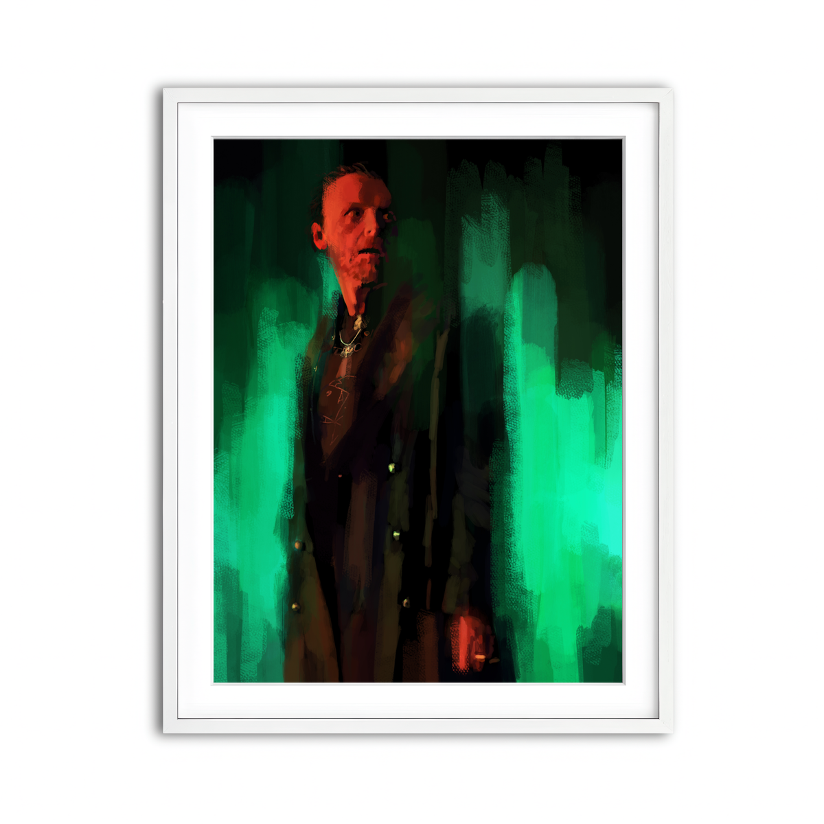 Framed Print 3x4 White