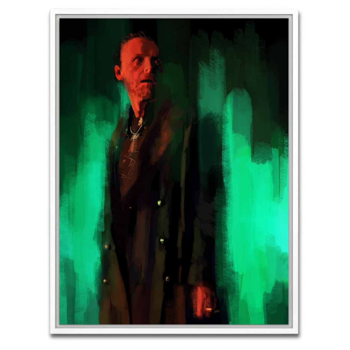 AUTO-MOCKUP WHITE | Gary King | 1 Piece | White Framed Canvas | group=3x4