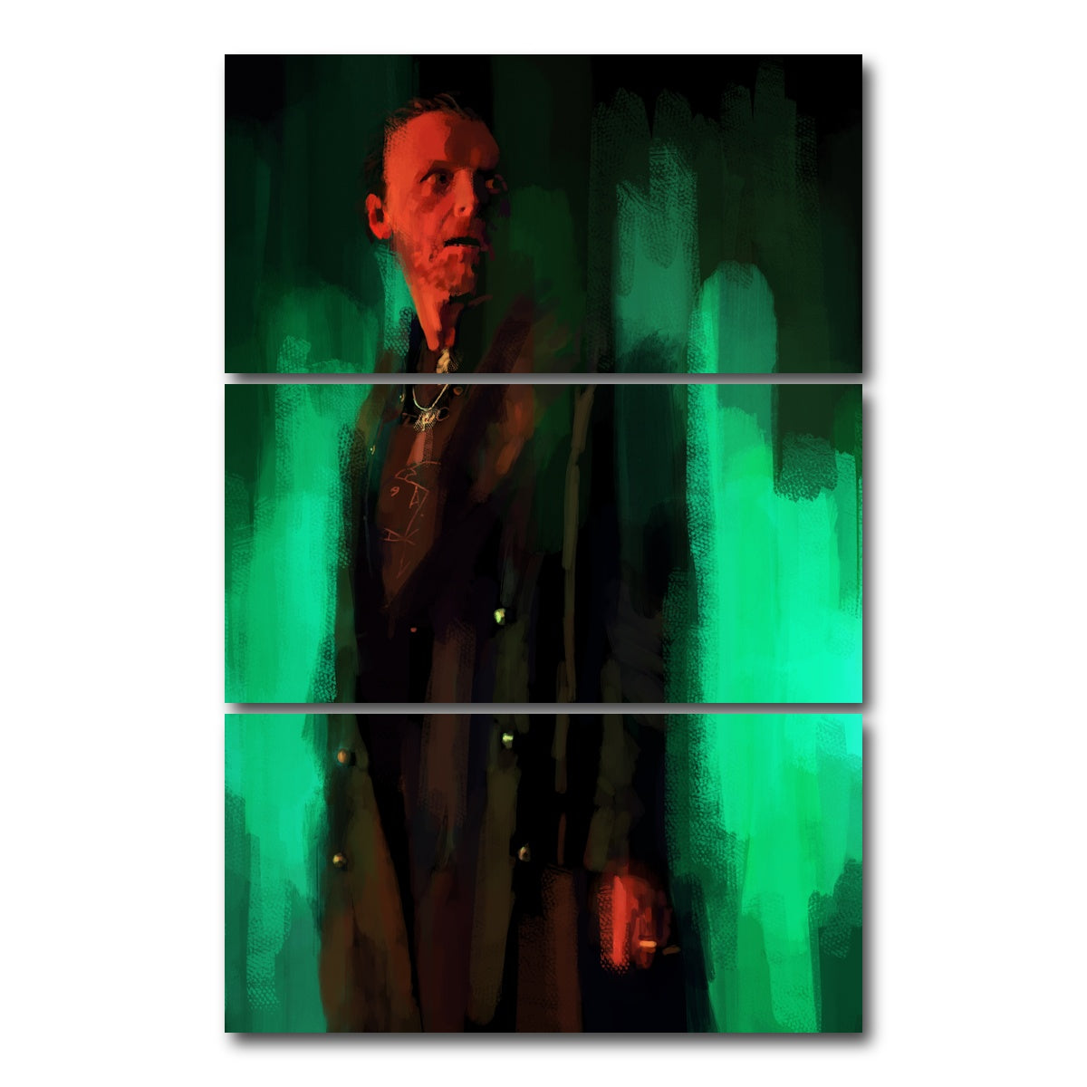 AUTO-MOCKUP WHITE | Gary King | 3 Piece | Gallery Wrap Canvas | group=12x24_stacked