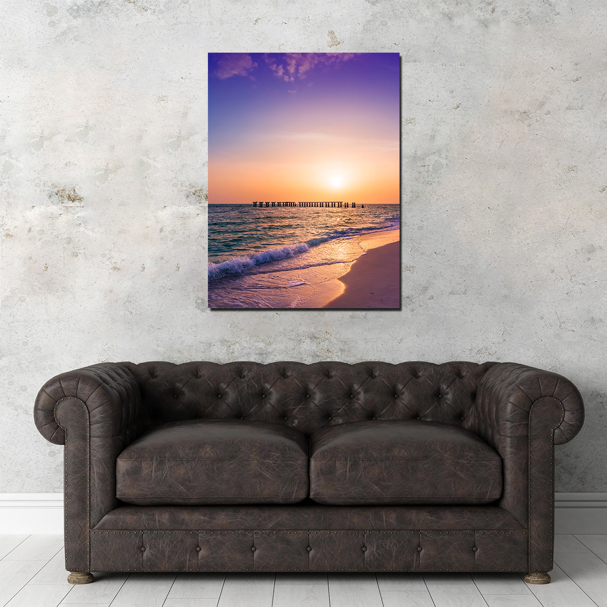 Gasparilla Island Sunset Wall Art