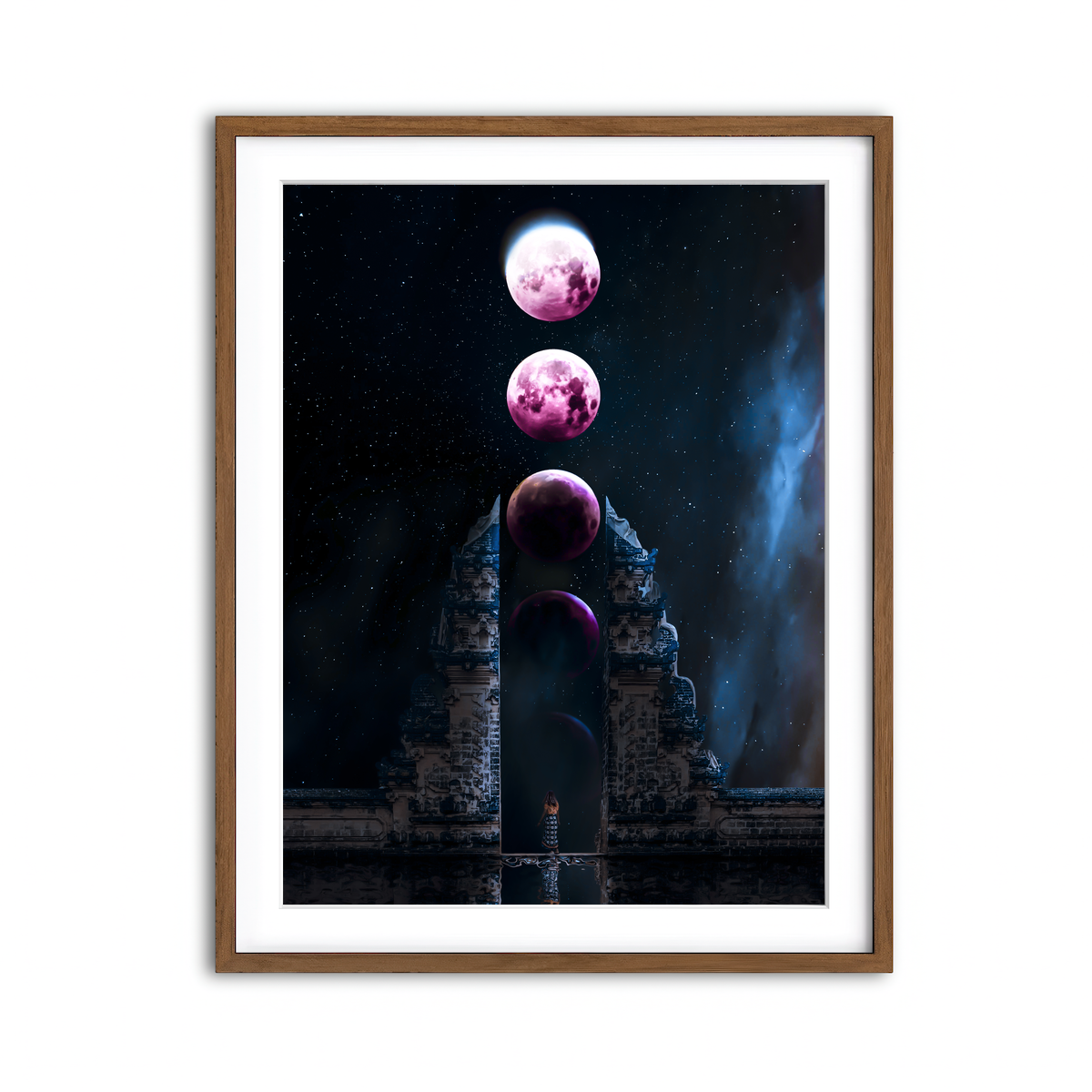 Framed Print 3x4 Walnut