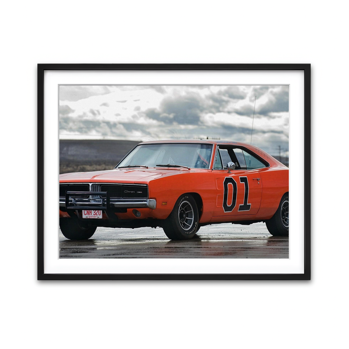 Framed Print 4x3 Black