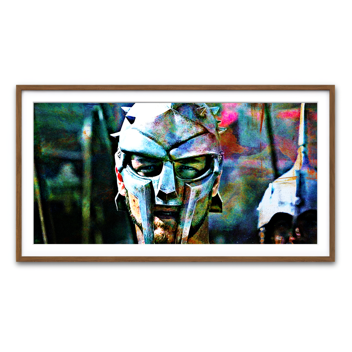 Framed Print 2x1 Walnut