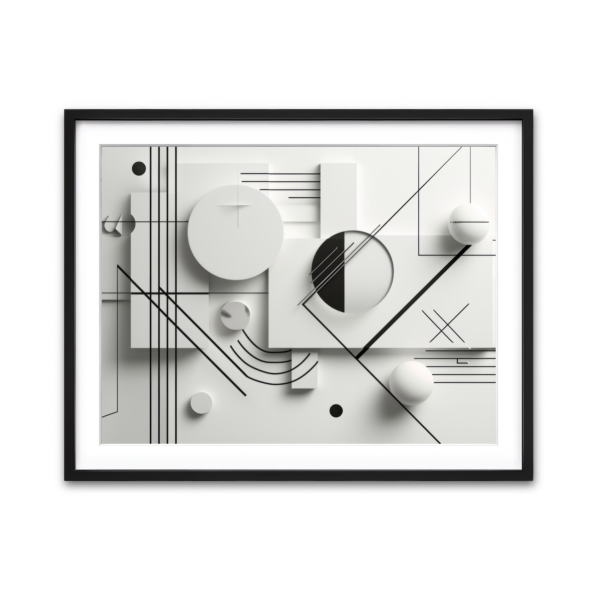 Framed Print 4x3 Black