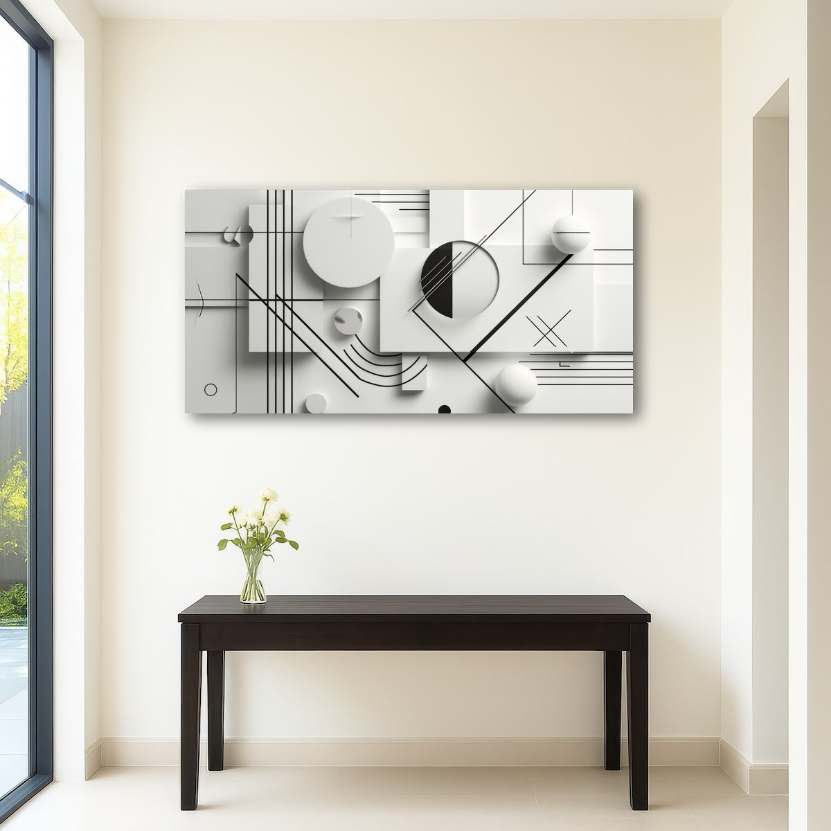 AUTO-MOCKUP ROOM | Geometric Lines