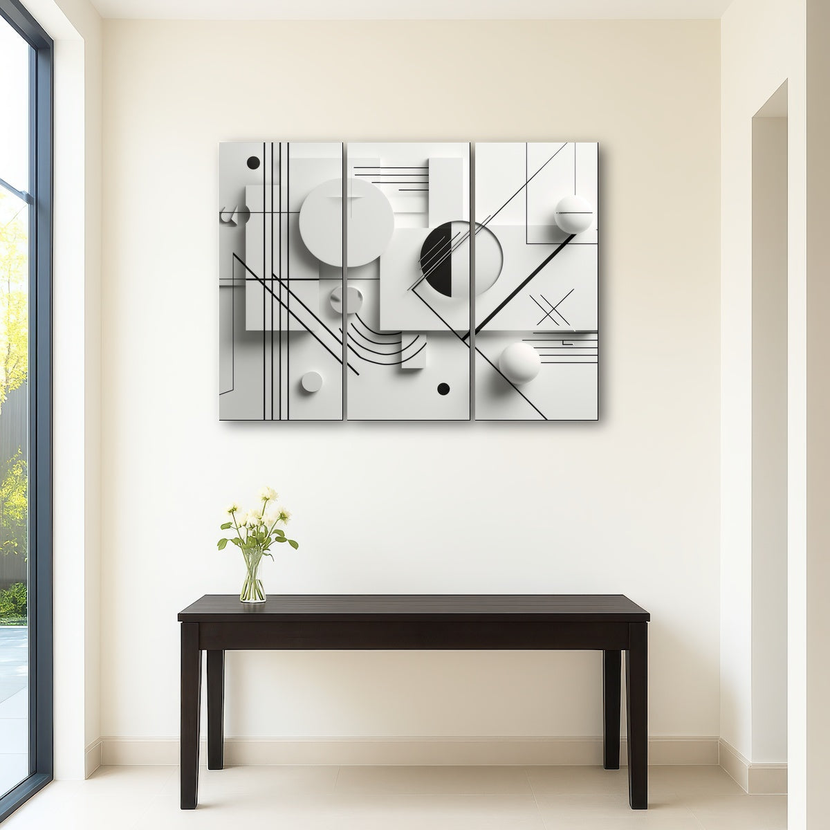 AUTO-MOCKUP ROOM | Geometric Lines