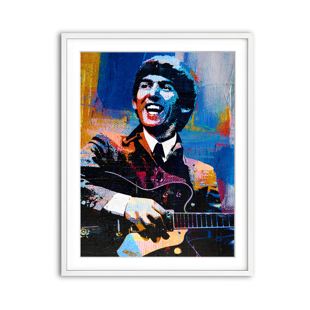 Framed Print 3x4 White