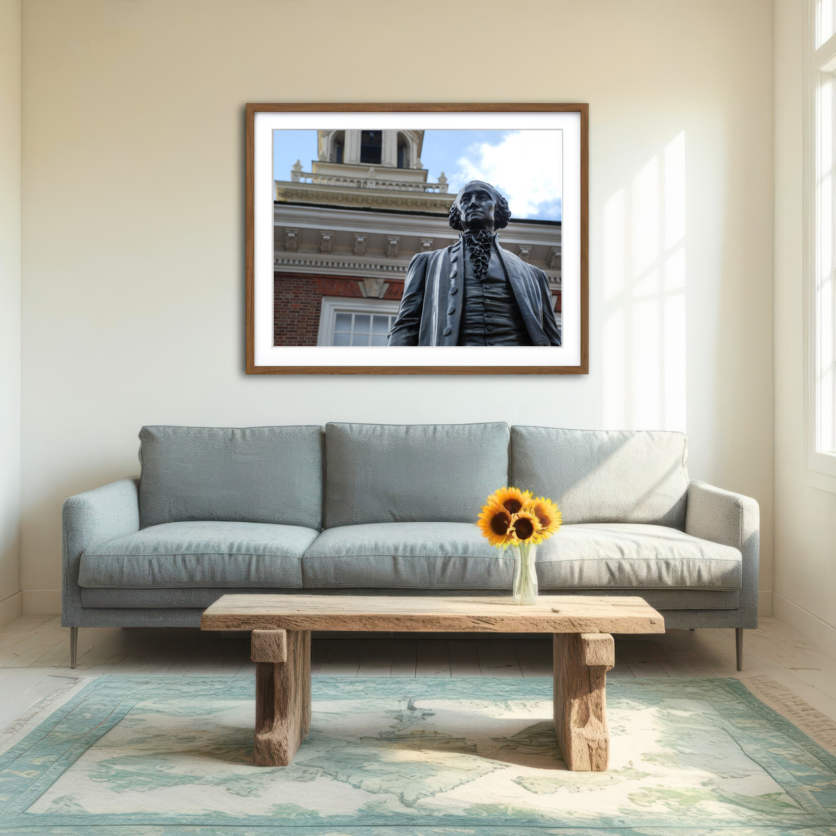 AUTO-MOCKUP ROOM | George Washington Independence Hall Wall Art