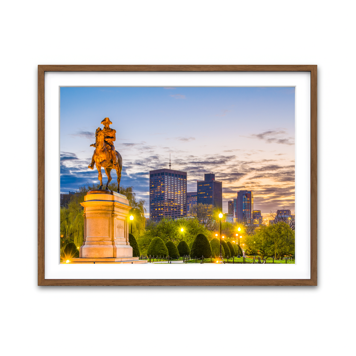 Framed Print 4x3 Walnut