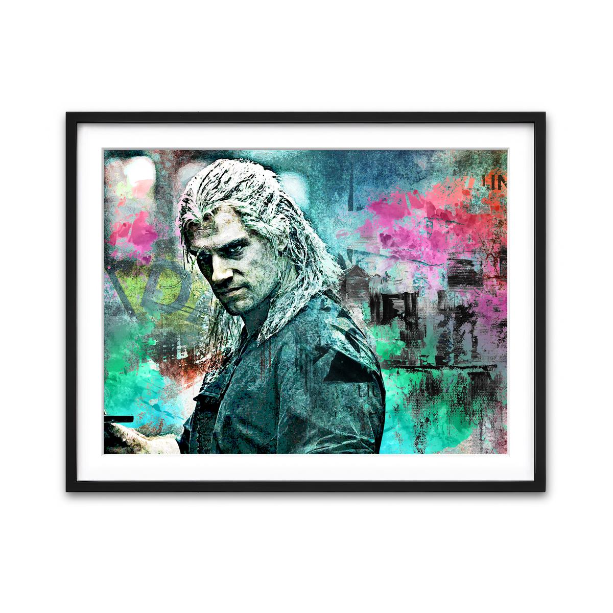 Framed Print 4x3 Black