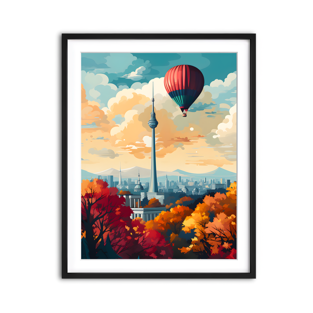 Framed Print 3x4 Black