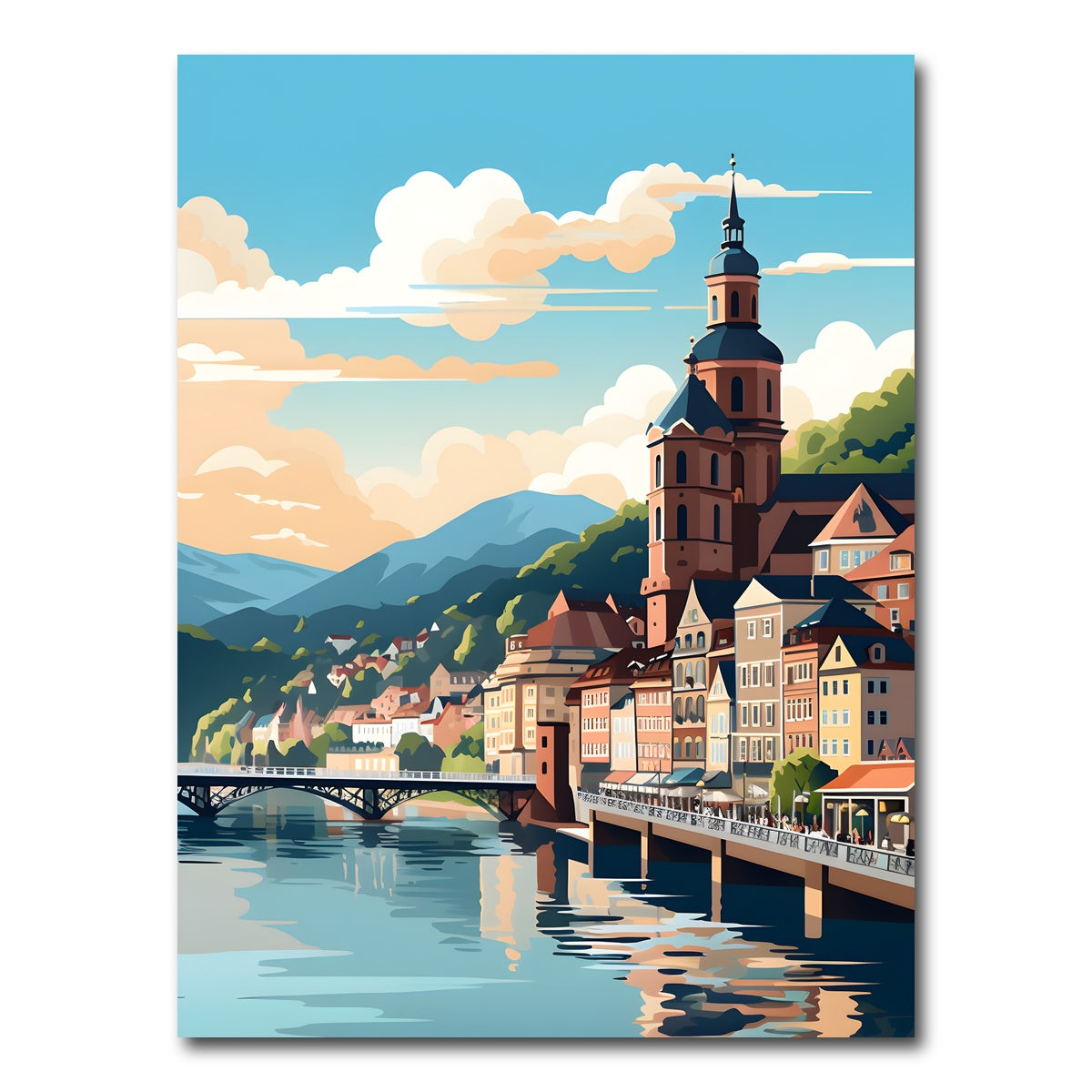 AUTO-MOCKUP WHITE | Germany - Heidelberg | 1 Piece | Gallery Wrap Canvas | group=3x4