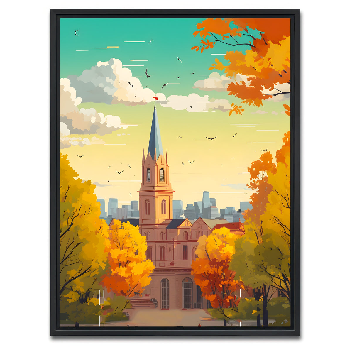 AUTO-MOCKUP WHITE | Germany - Mannheim | 1 Piece | Black Framed Canvas | group=3x4