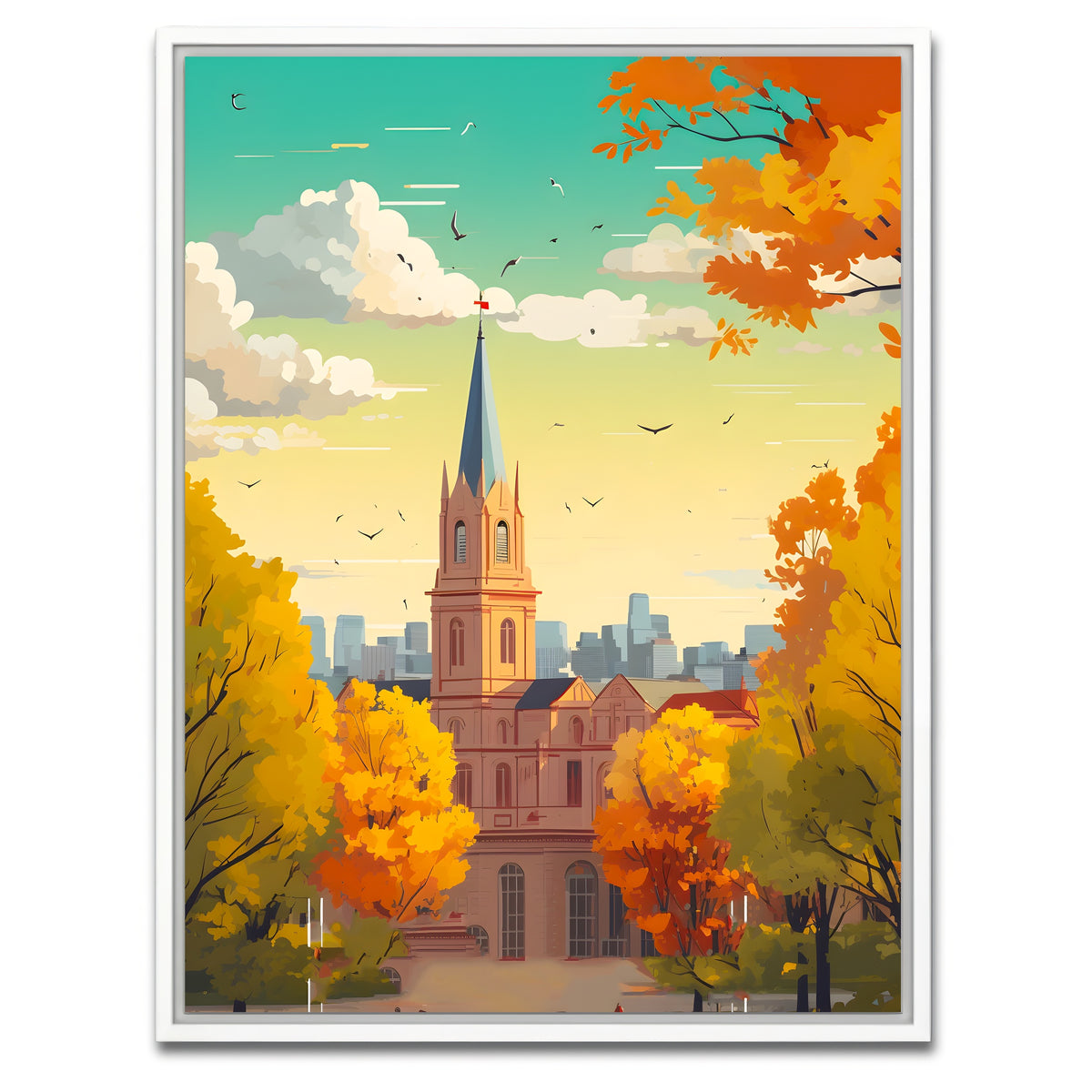 AUTO-MOCKUP WHITE | Germany - Mannheim | 1 Piece | White Framed Canvas | group=3x4