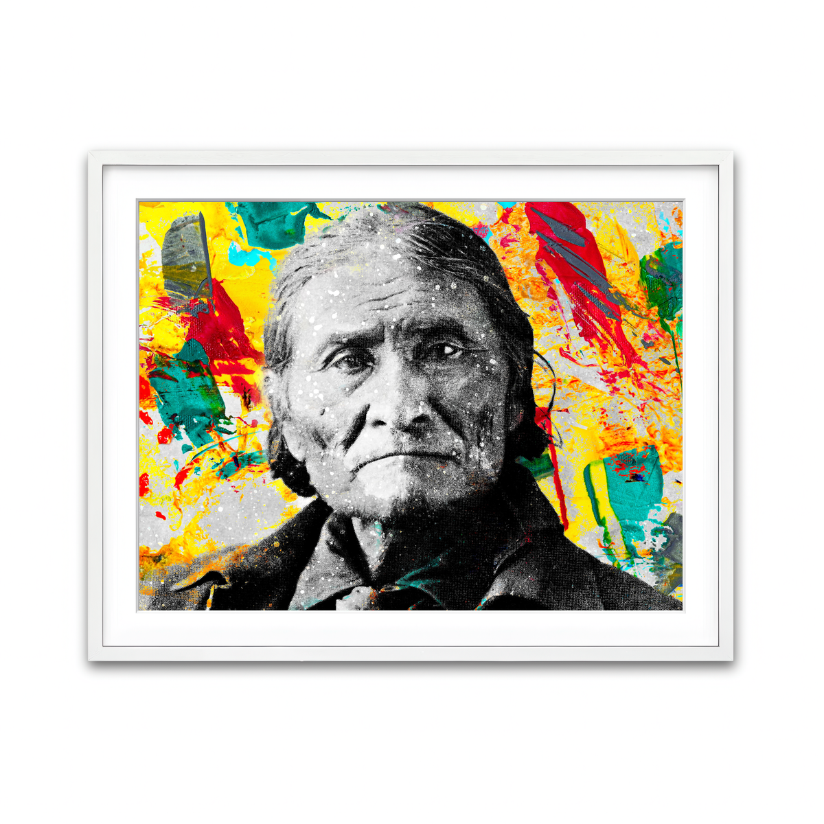 Framed Print 4x3 White