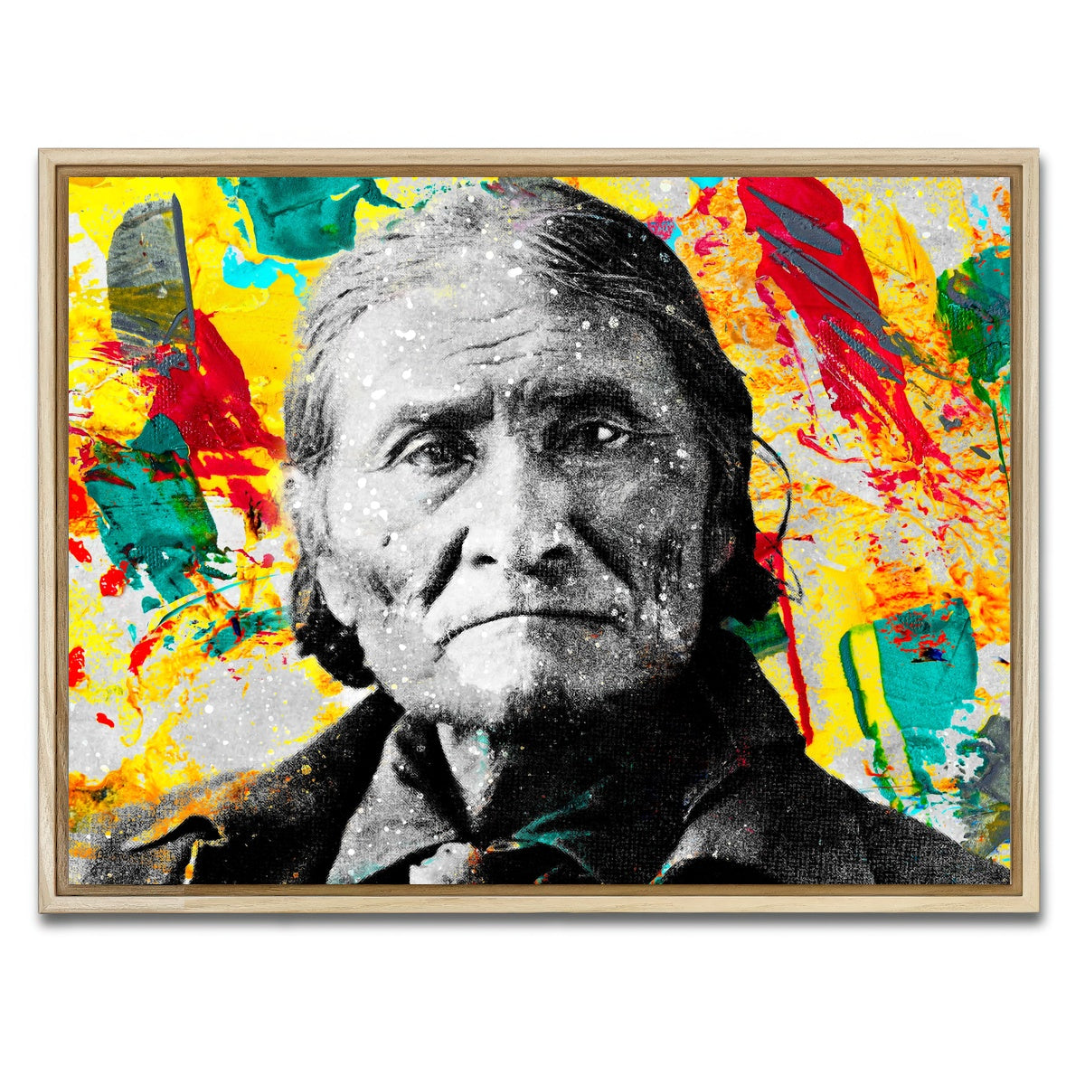 AUTO-MOCKUP WHITE | Geronimo | 1 Piece | Natural Framed Canvas | group=4x3