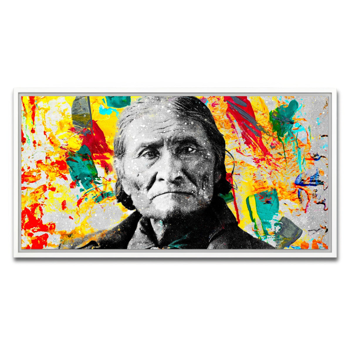 AUTO-MOCKUP WHITE | Geronimo | 1 Piece | White Framed Canvas | group=2x1