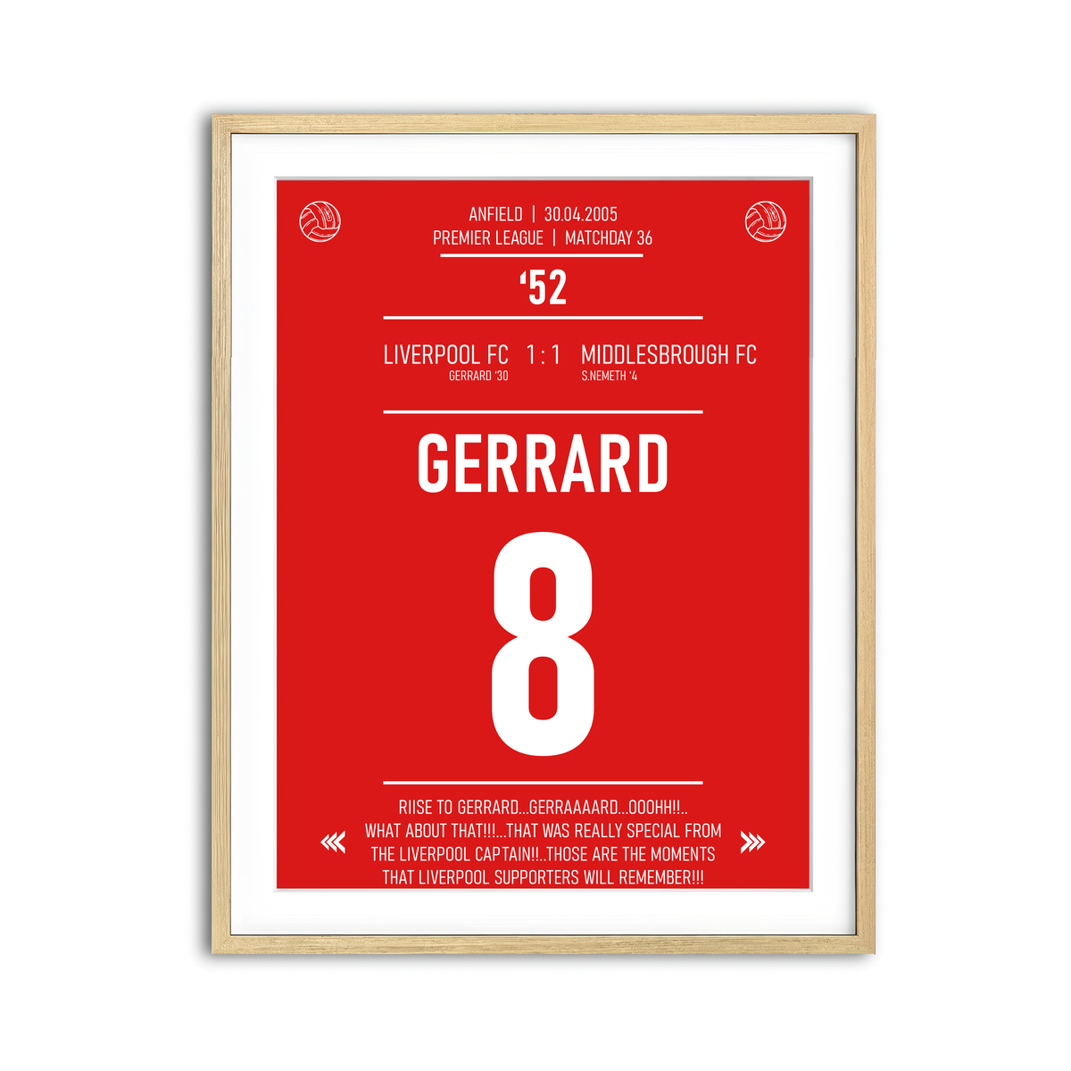 Framed Print 3x4 Natural