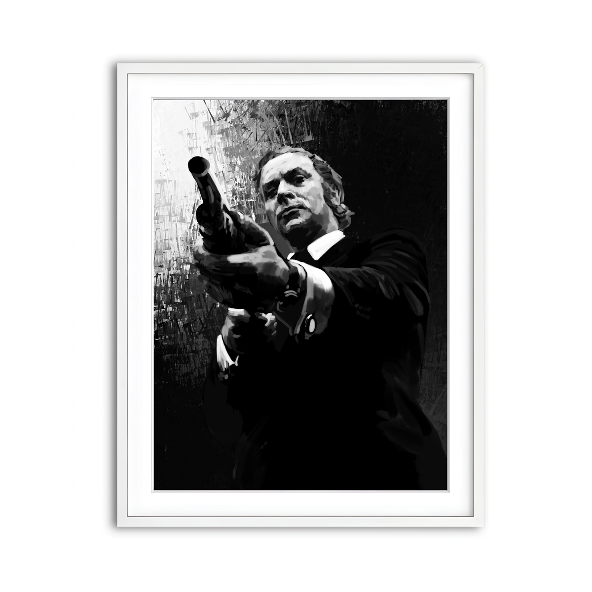 Framed Print 3x4 White