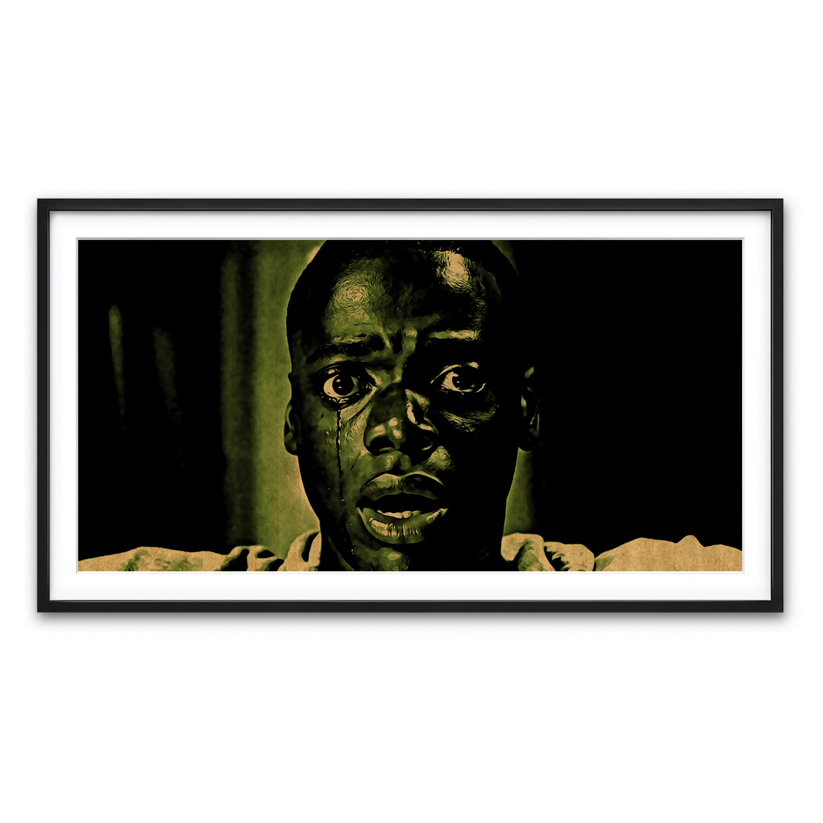 Framed Print 2x1 Black