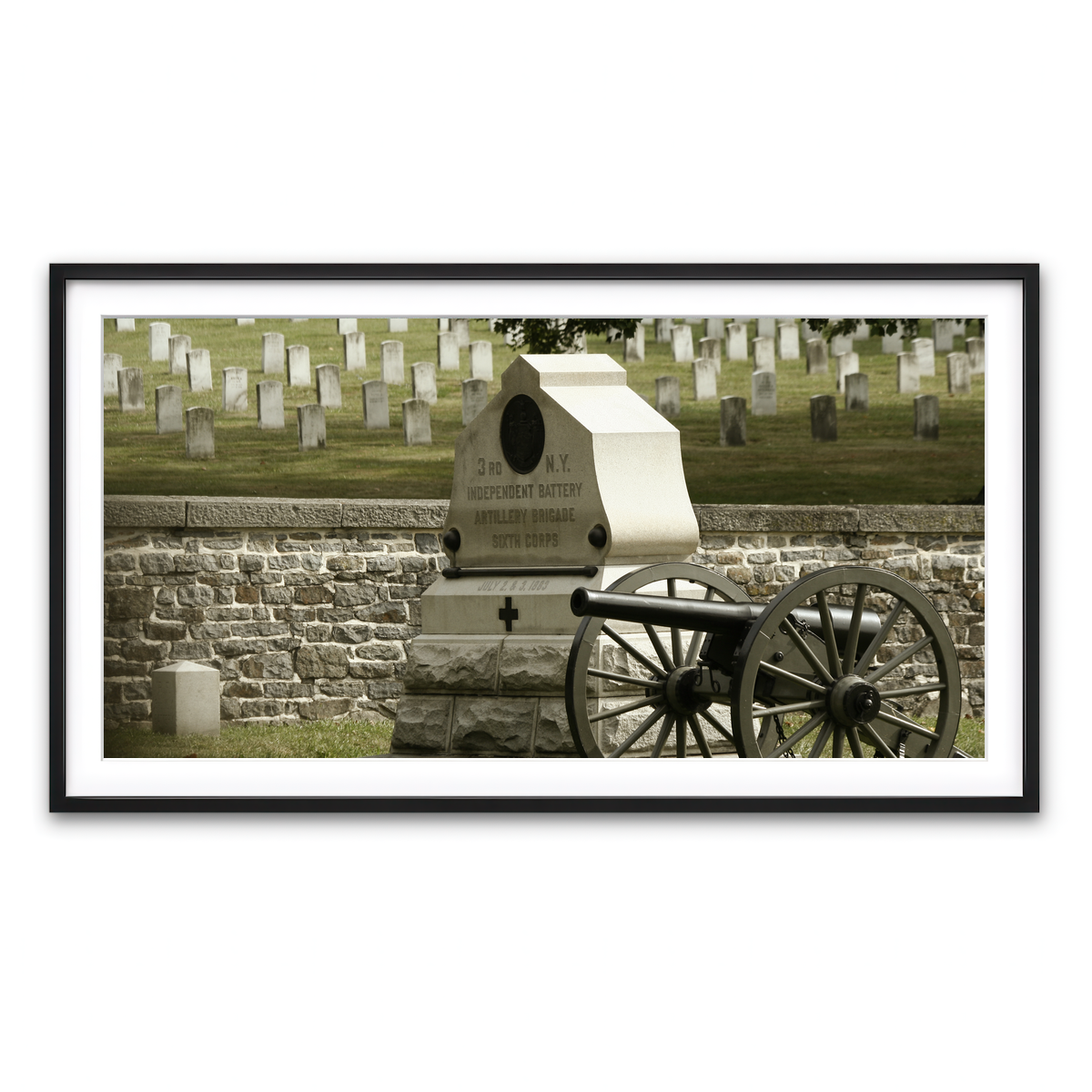 Framed Print 2x1 Black