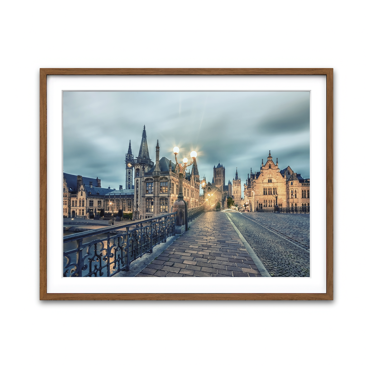 Framed Print 4x3 Walnut