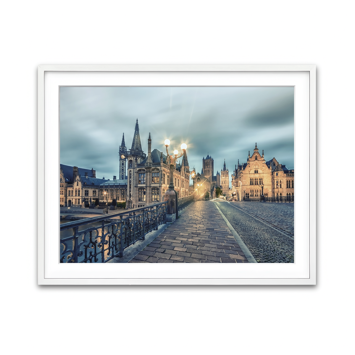 Framed Print 4x3 White