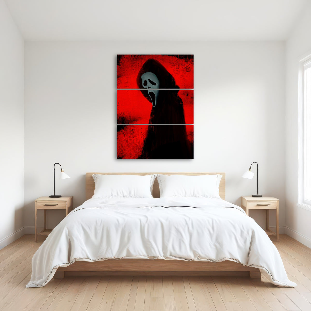 AUTO-MOCKUP ROOM | Ghost Face portrait