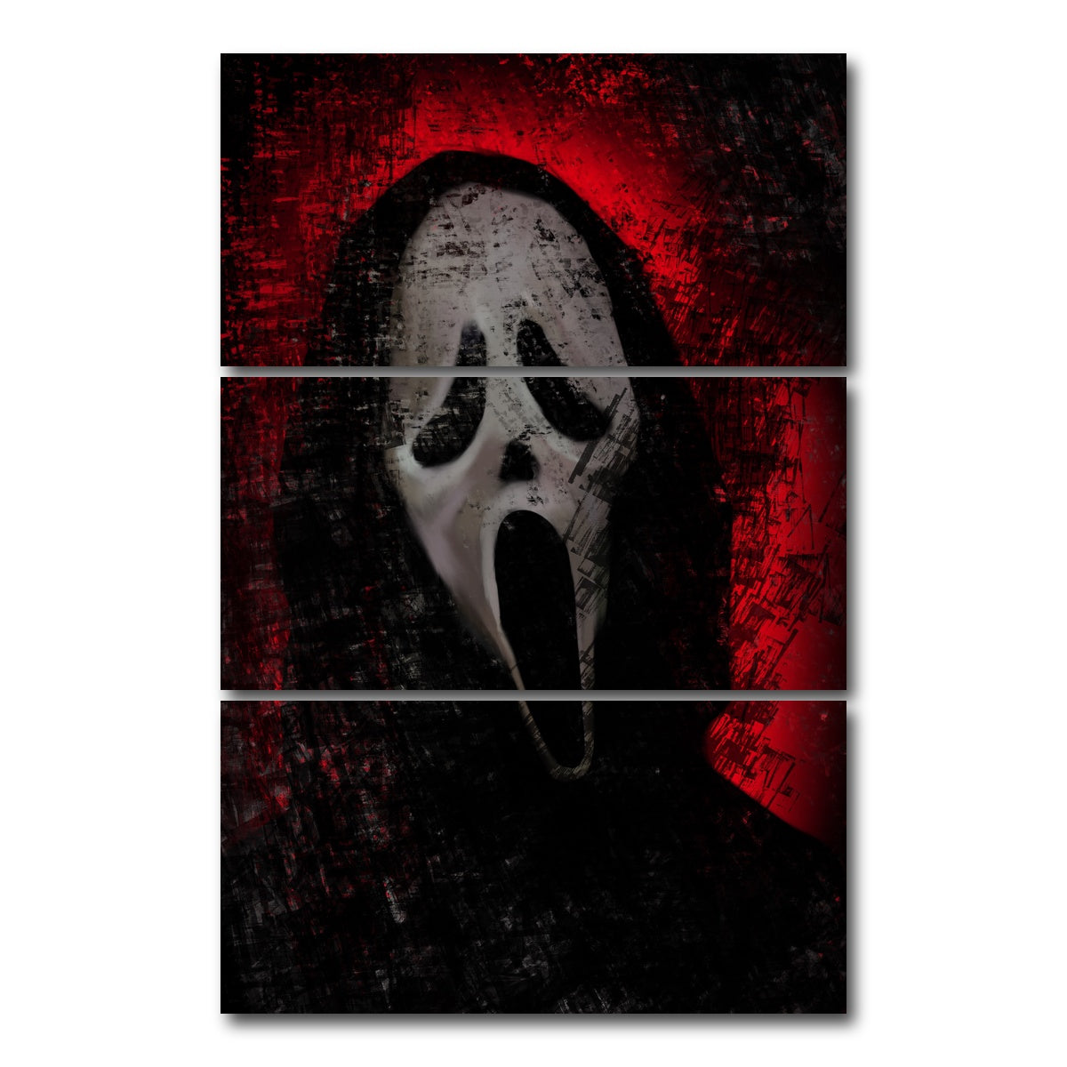 AUTO-MOCKUP WHITE | Ghost Mask | 3 Piece | Gallery Wrap Canvas | group=12x24_stacked