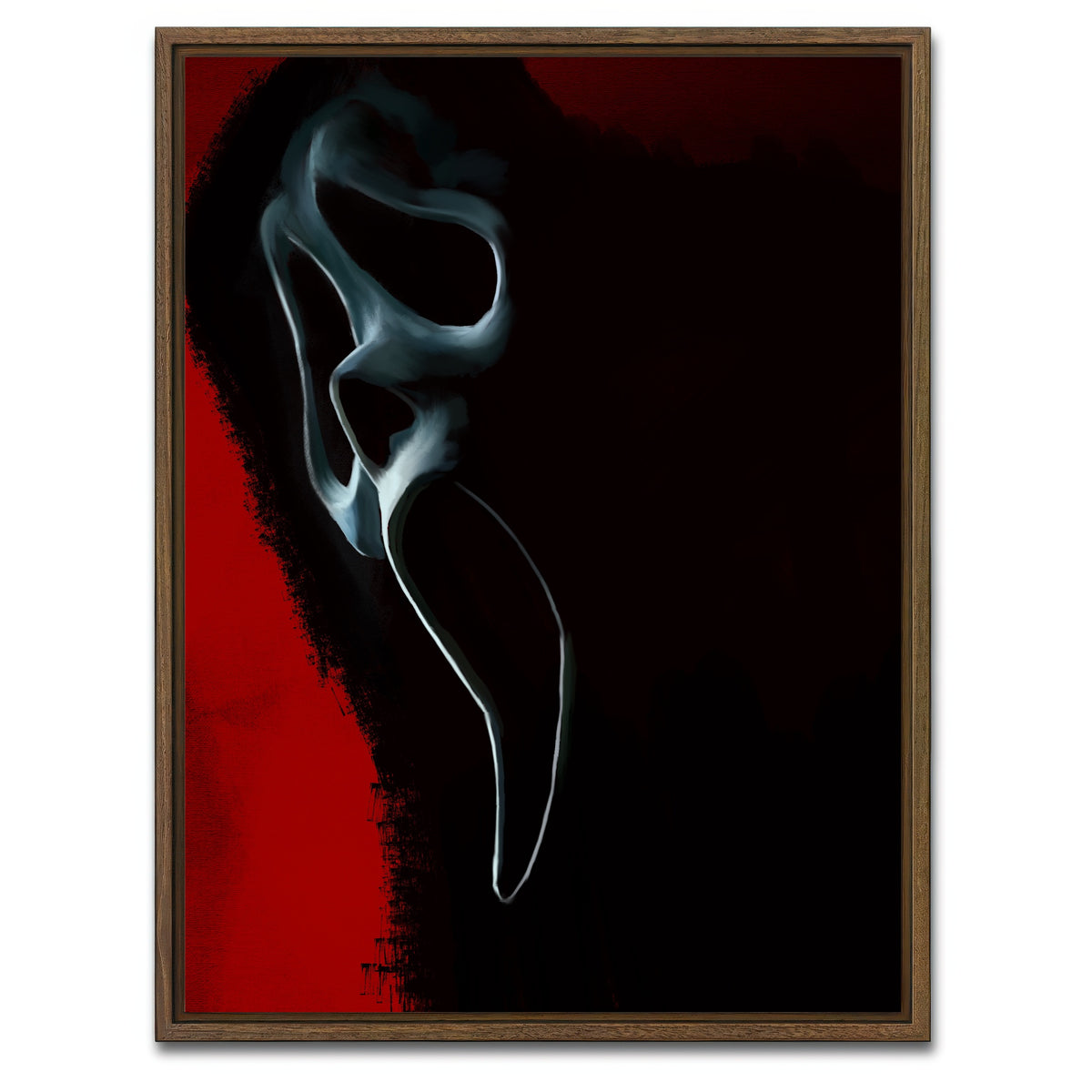 AUTO-MOCKUP WHITE | Ghost | 1 Piece | Walnut Framed Canvas | group=3x4