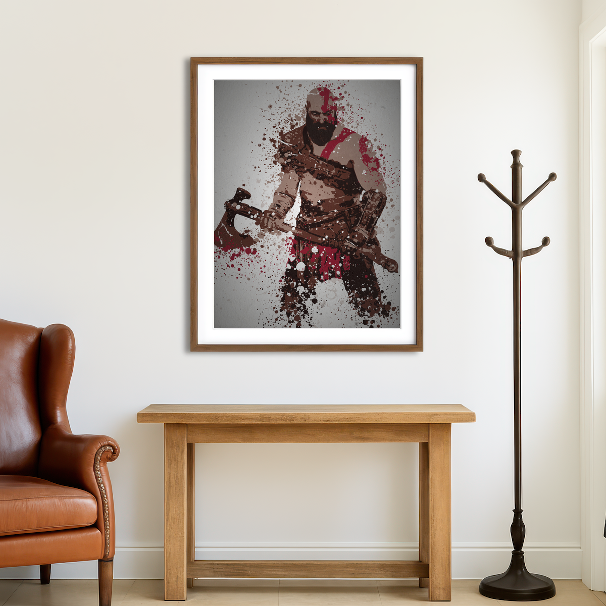 AUTO-MOCKUP ROOM | Ghost of Sparta Wall Art