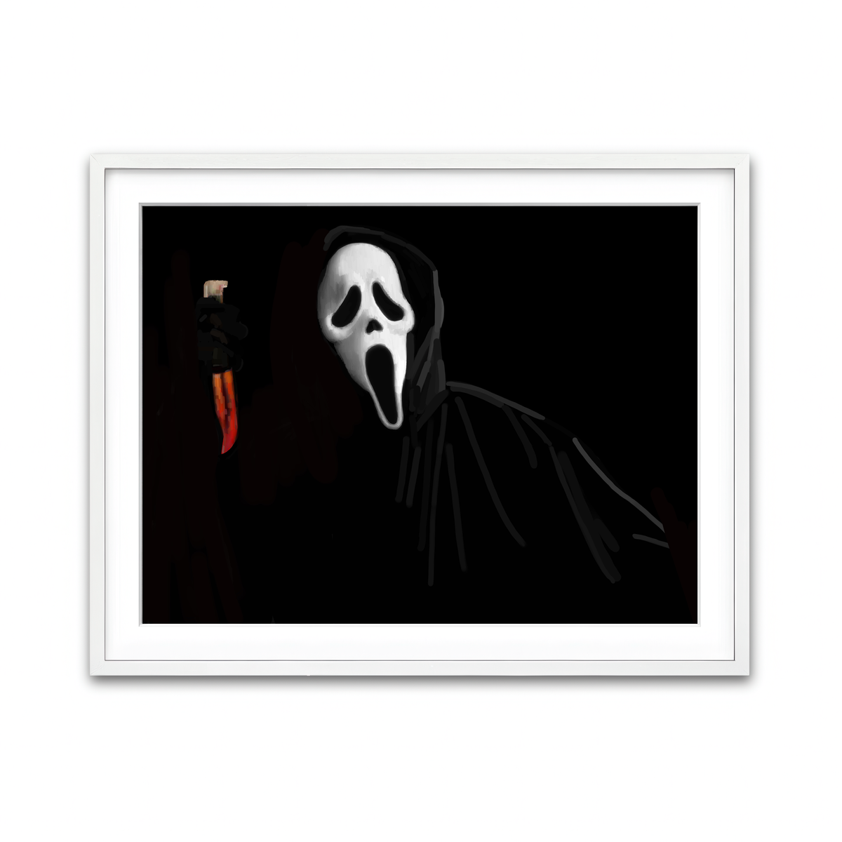 Framed Print 4x3 White