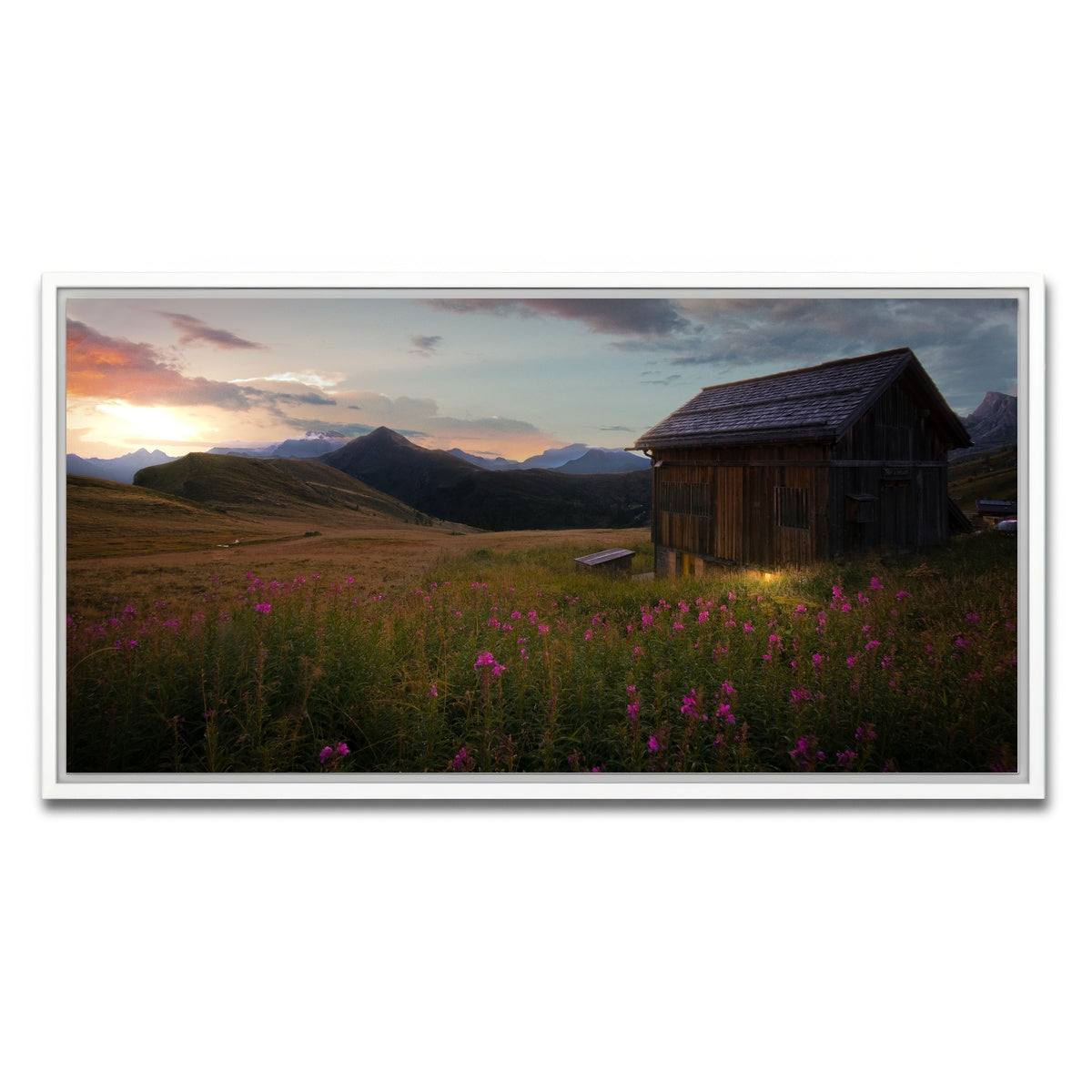 AUTO-MOCKUP WHITE | Giau Pass | 1 Piece | White Framed Canvas | group=2x1