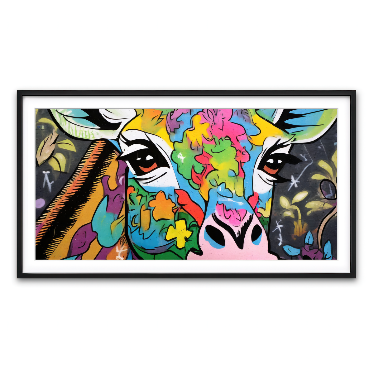 Framed Print 2x1 Black