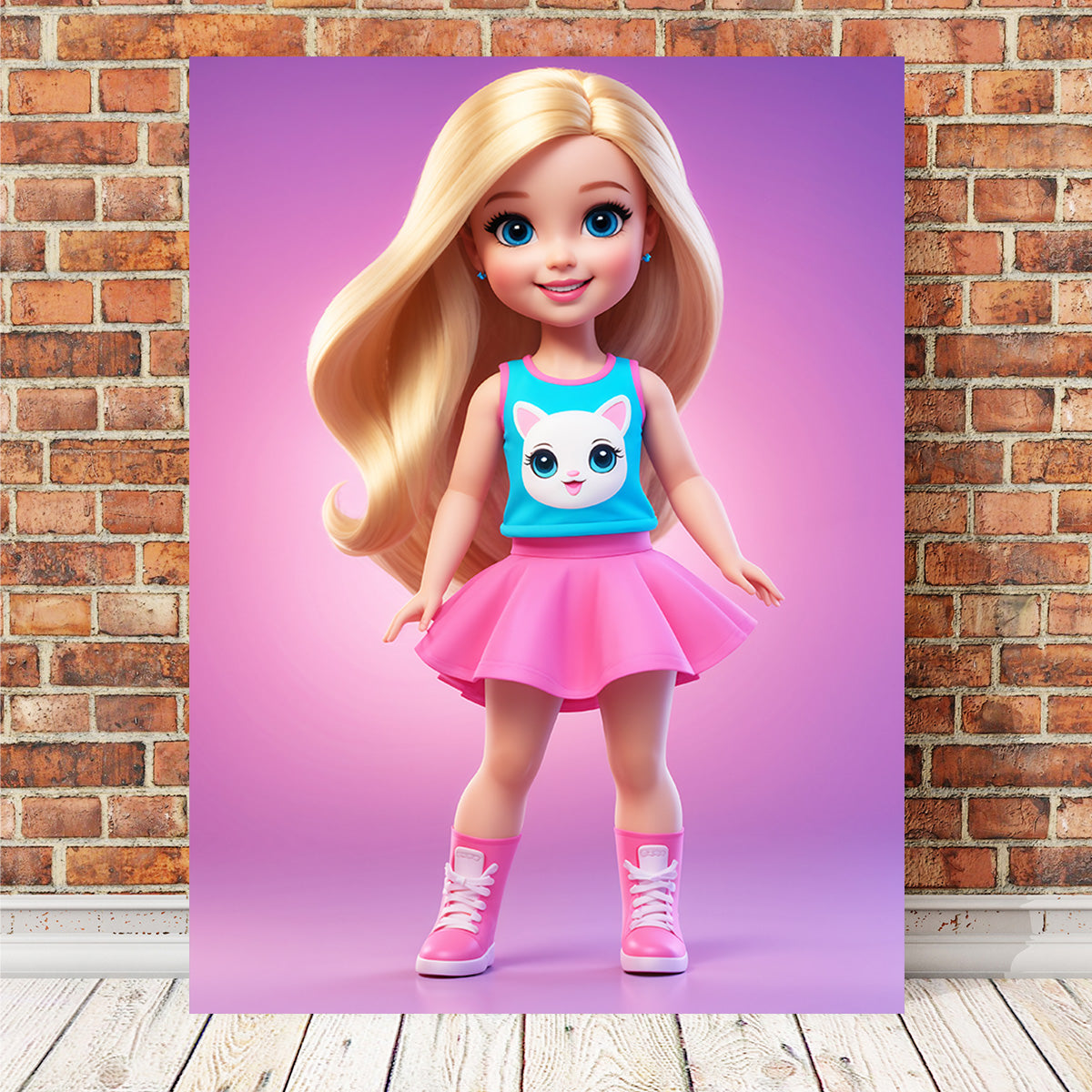Girl Doll Wall Art