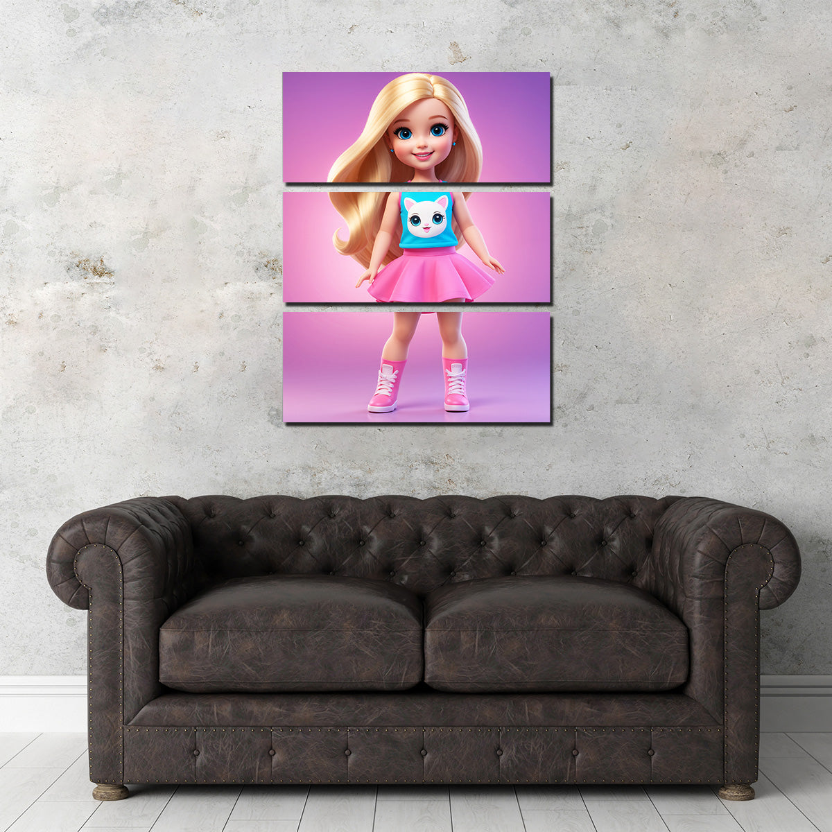 Girl Doll Wall Art