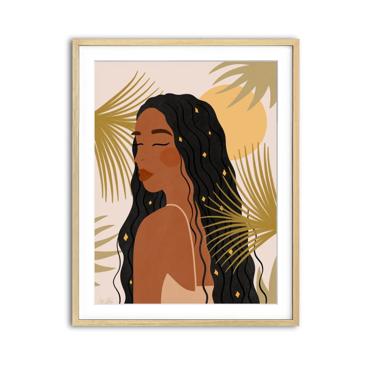 Framed Print 3x4 Natural