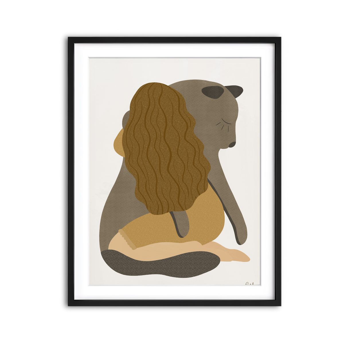 Framed Print 3x4 Black