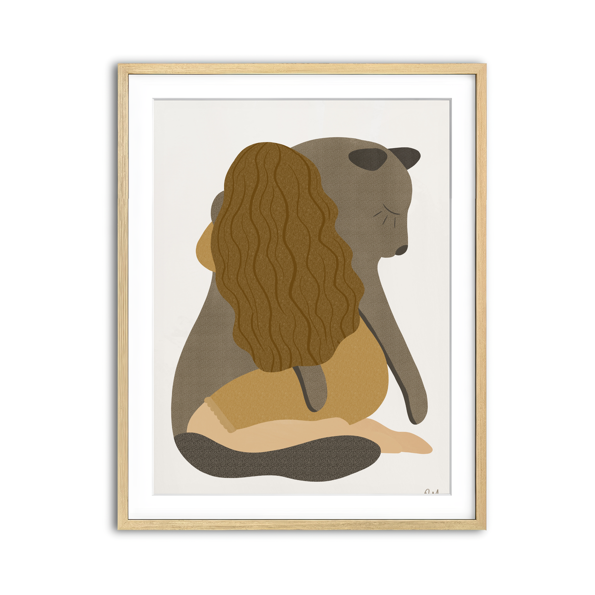 Framed Print 3x4 Natural