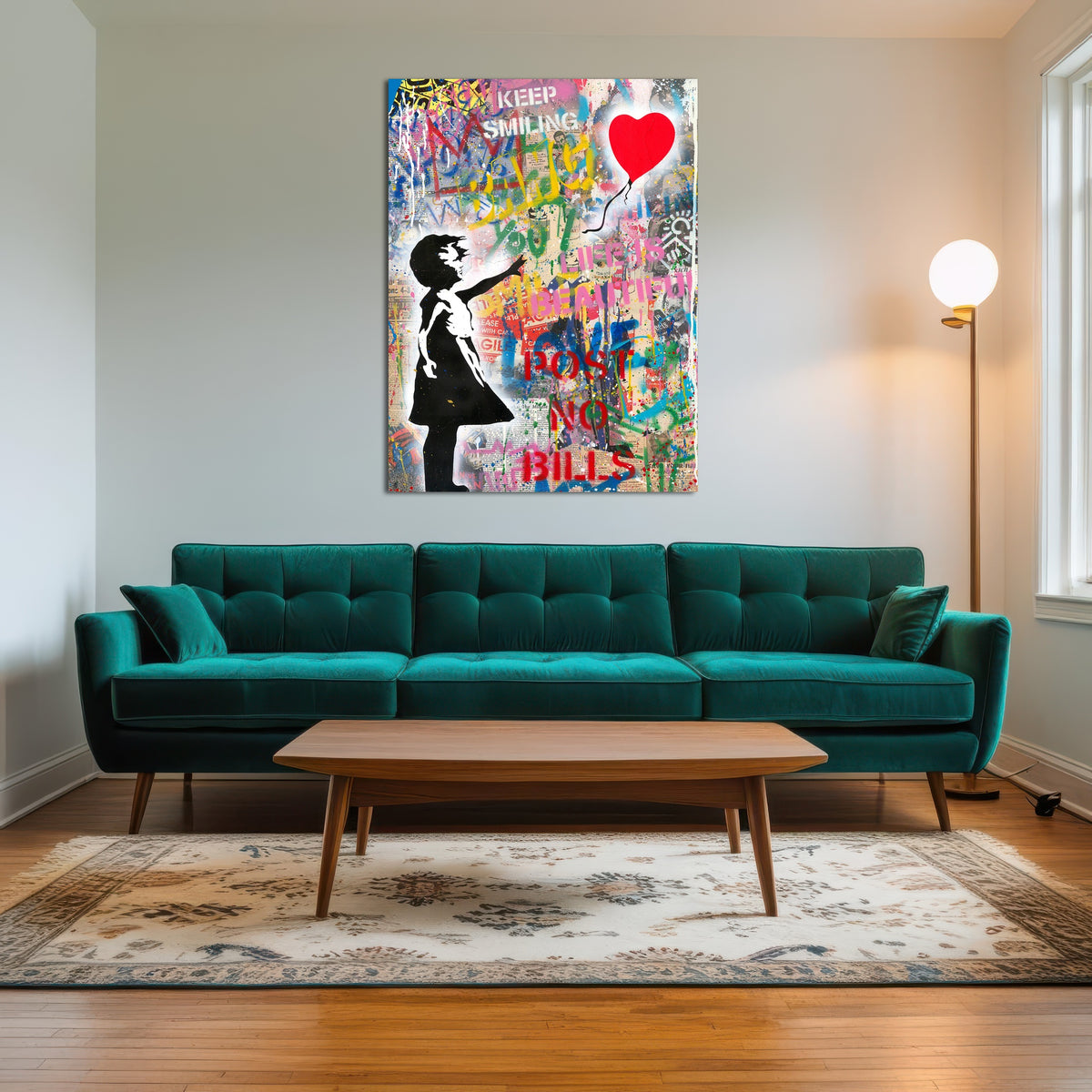 AUTO-MOCKUP ROOM | Girl With A Balloon