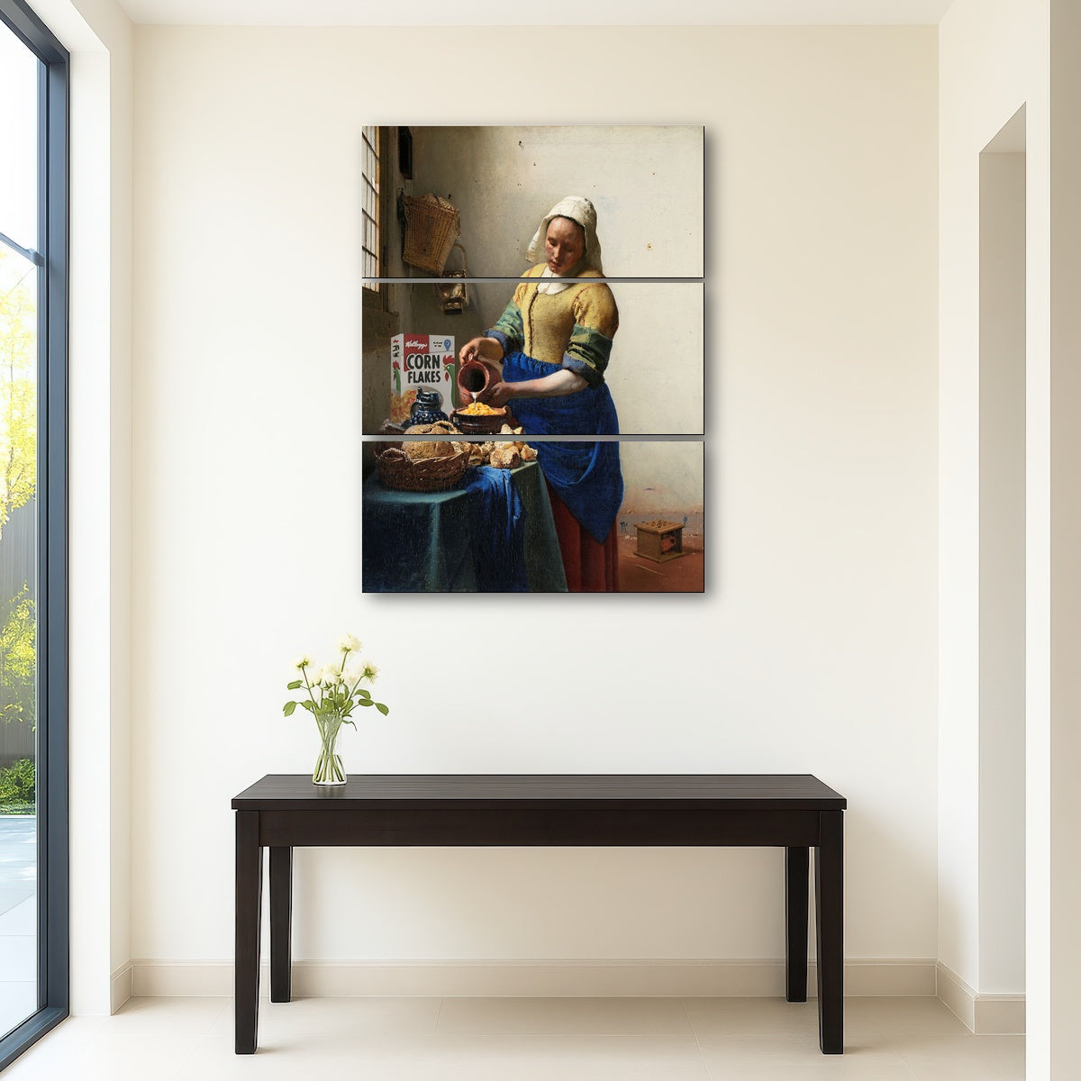 AUTO-MOCKUP ROOM | Girl With Cornflakes Milk