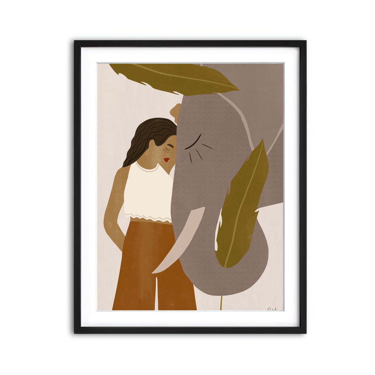 Framed Print 3x4 Black